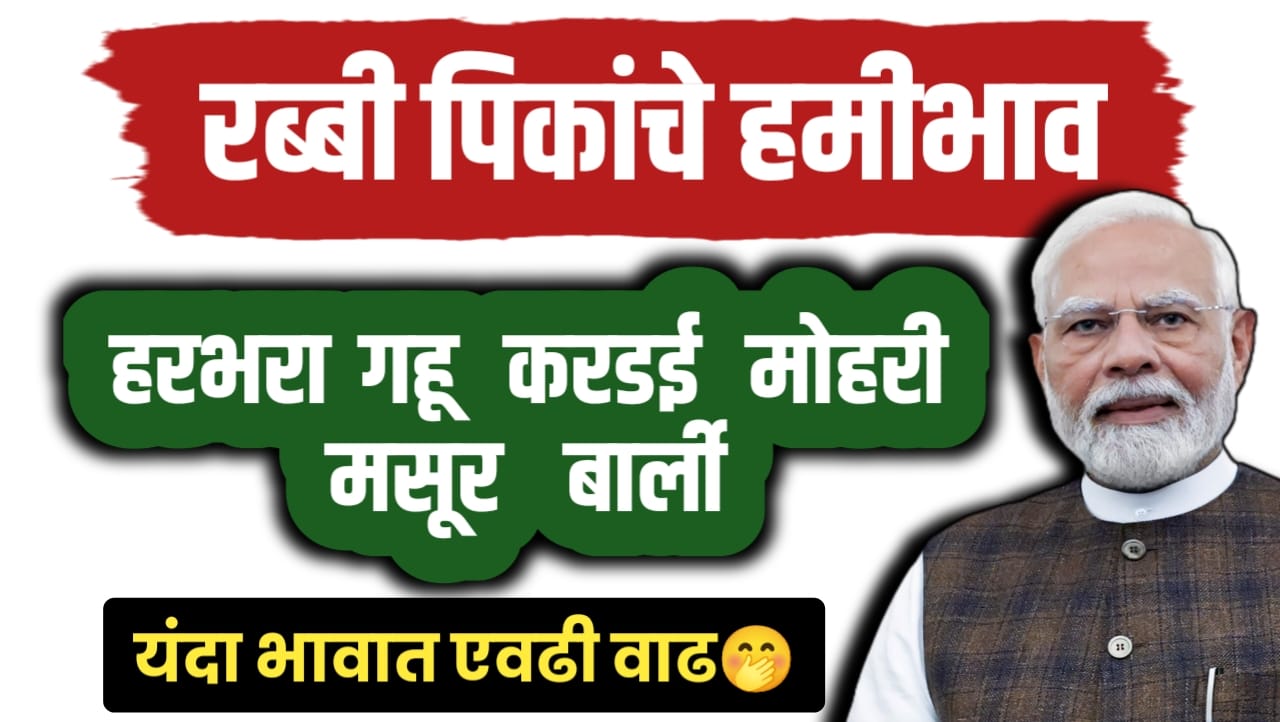 रब्बी पिकांचे हमीभाव