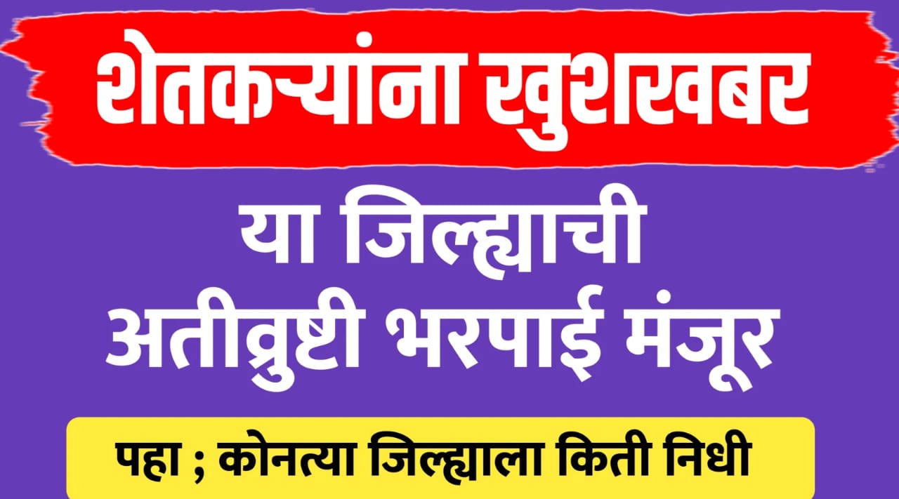 या जिल्ह्यातील शेतकऱ्यांना